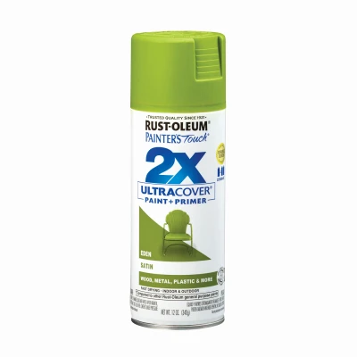 Painter's Touch 2x Ultra Cover 12 Oz. Satin Paint + Primer Spray Paint, Eden