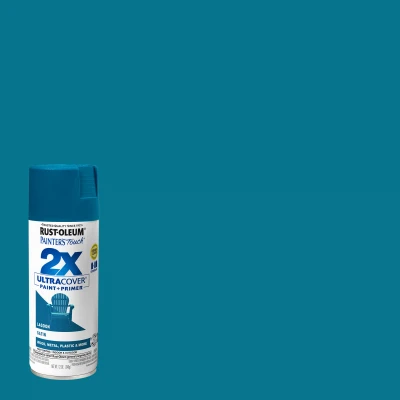 Painter's Touch 2X Spray Paint, Satin Lagoon, 12-oz.