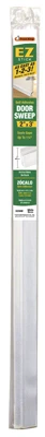 Door Sweep, Self-Sticking, White, 2 In. x 3 Ft.