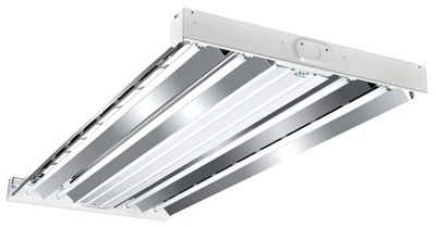 F Bay Fluorescent Light Fixture, T8, 4-lamp, 2' X 4'