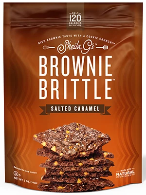 Brownie Brittle, Salted Caramel, 5-oz.