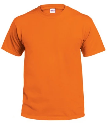 Safety Orange Short-sleeve T-shirt, 100% Cotton, Xxl, Model 291234