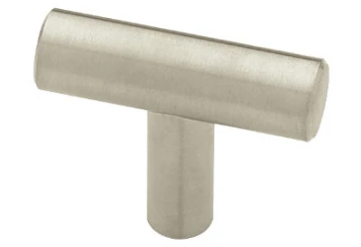 Flat End Bar Cabinet Knob, Stainless Steel, 40mm