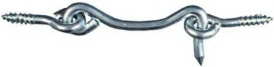 Hook & Eye, Zinc-Plated Steel, 2 In., 2-Pk.