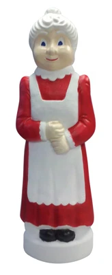 Christmas Decoration, Lighted Mrs. Claus, 40.5 In.