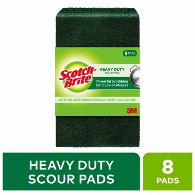 Heavy Duty Scour Pad, 8-Pk.