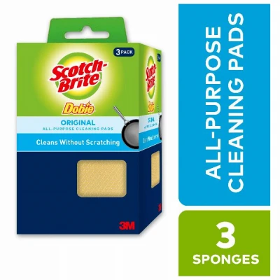 Dobie All-Purpose Cleaning Pad, 3-Pk.
