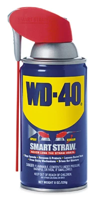 Aerosol Lubricant, Smart Straw, 8 oz.