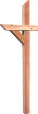 Mailbox Post, 4" X 4" X 72-inch, Model 7405