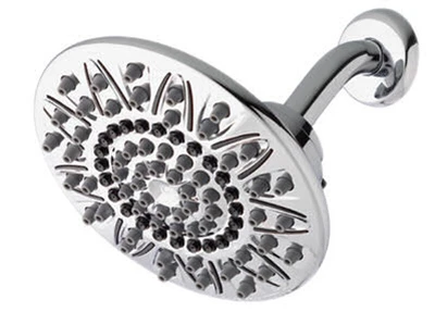 Drenching Rain Shower Head, Fixed Mount, 7 Settings