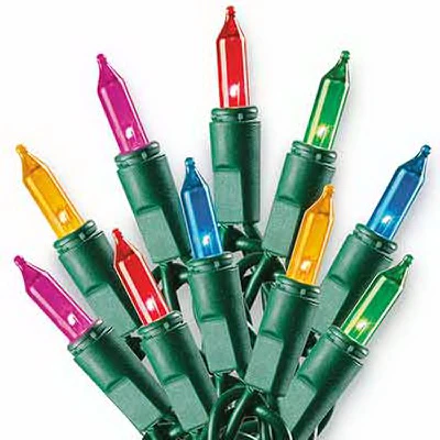 Christmas Mini Light Set Multi Color 450 Count Reel