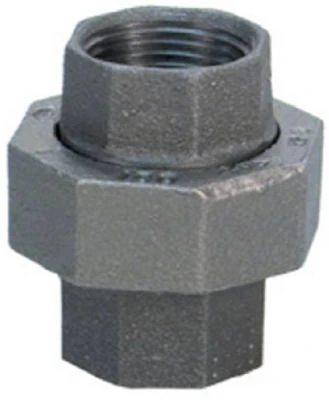 Black Pipe Union, 150#, 3/8 In.
