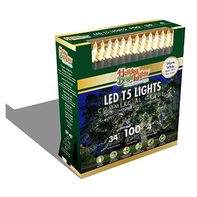Ledbx-t5100-ww 100-light T5 Led Light Set, Warm White, Commercial-grade