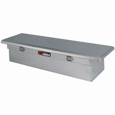 JOBOX Low-Profile Truck Tool Box, Aluminum, Full Size