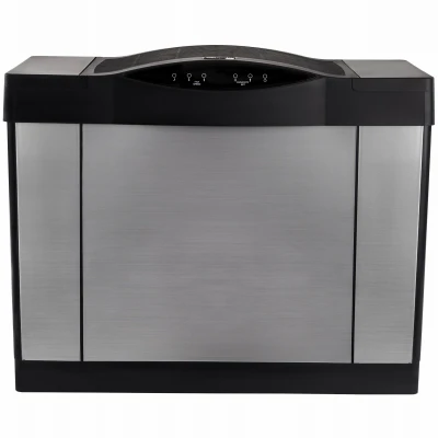 Whole House Console Evaporative Humidifier Brushed Nickel 3600 Square Feet Coverage 5.7 Gallons Capacity