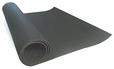 Heavy-Duty Rolled Rubber Utility Mat, 60 Inches by 120 Inches
