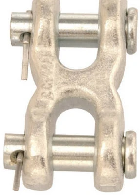 Blue-Krome Double Clevis, 7/16-In.