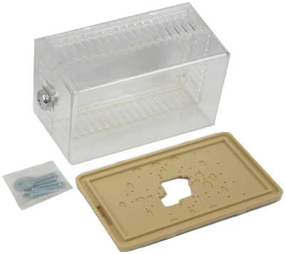 Thermostat Guard Cover, Clear, Small