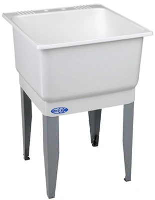 Laundry Tub, White, 23 x 25 In.