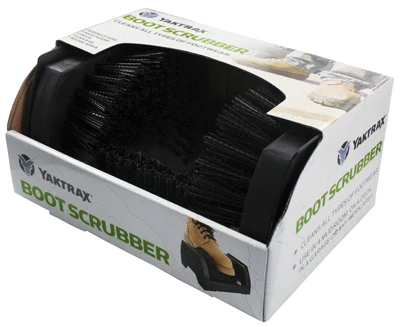 Boot Cleaner / Scrubber, Heavy-Duty Steel & Plastic, 6 x 9,25 x 5-In.