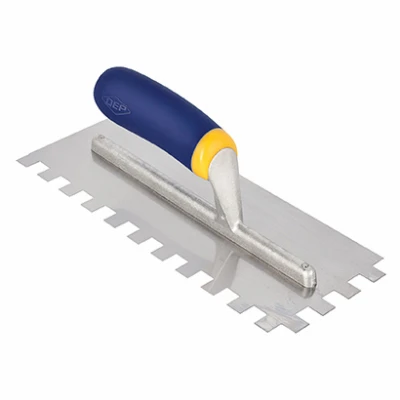 Floor Trowel, Stainless Steel, 1/2 x 1/2 x 1/2 In.