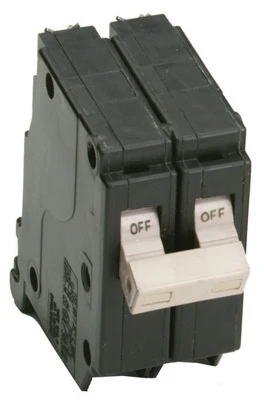 Cutler Hammer Double-Pole Circuit Breaker, 20A