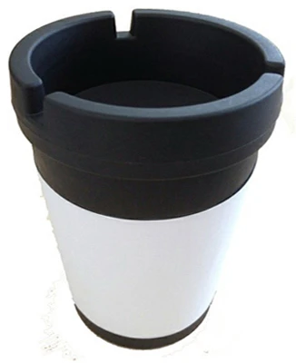 Extinguishing Ashtray Butt Bucket for Safe Cigarette Disposal