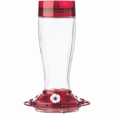 Big Gulp Hummingbird Feeder, Glass Bottle, 40-oz.