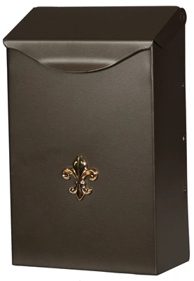 City Classic Wall-Mount Mailbox, Steel, Venetian Bronze