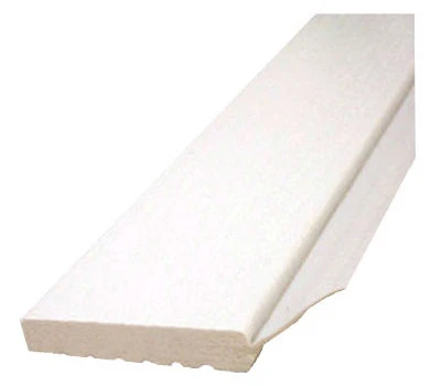 Garage Door Weatherstripping, White Pvc, 2 In. X 8 Ft. - Jambseal Model 236008706