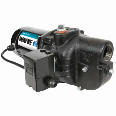 Shallow Well Pump, .5-HP Motor, .5 In.