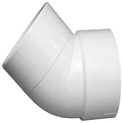 Schedule 40 DWV 45-Degree Street Elbow, PVC, 2 In.