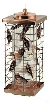 Bird Feeder, Tube, Squirrel-Resistant, Holds 1-3/4-Lbs.