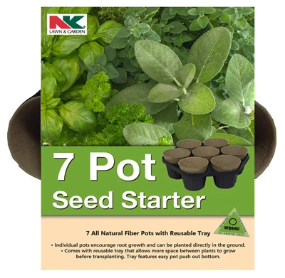 Seed Starter Tray, 7 Pots