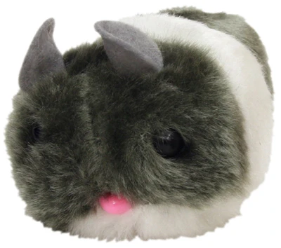 Plush Jittery Mouse Cat Toy, 3-In.