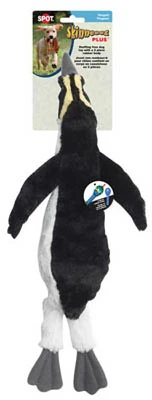 Skinneez Plus Squeaker Penguin Dog Toy, 15-inch, Stuffing Free Design