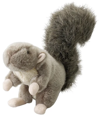 Woodland Soft Dog Toy, Squirrel, 9.5-inch - Cuddly Plush For Your Pet