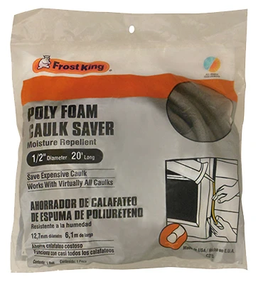 Caulk Saver, 1/2 In. Diam x 20 Ft.