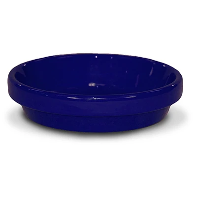 Saucer, Cobalt Ceramic, 7.75 x 1.75-In.