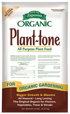 Plant-tone Plant Food, 5-3-3, 50 Pounds - All Natural Fertilizer