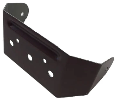 3-inch Royal Brown Aluminum Downspout Hanger Clip - 30 Degree Angle