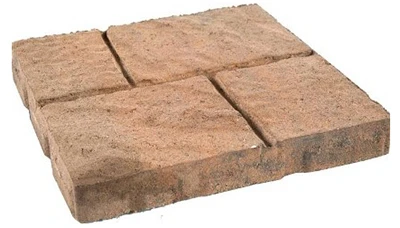 Cobblestone, Multi-color, 16 In. Square