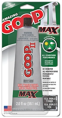 II MAX Ultimate Repair Glue & All-Weather Contact Adhesive, Clear, 2 oz.