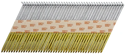 Collated Framing Nails, 34 Degree, Bright Finish, .113 x 2-3/8 In., 2,500-Ct.