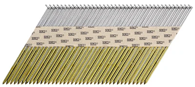 Collated Framing Nails, 34 Degree, Bright Finish, .131 x 3-1/2 In., 2,500-Ct.