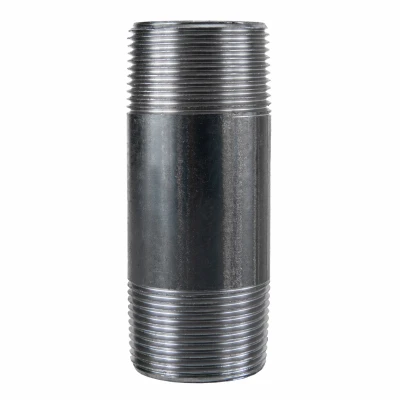 1-1/4 x 4 In. Black Pipe Nipple