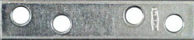 4-Pk., 3 x 5/8 In. Zinc Mending Plate