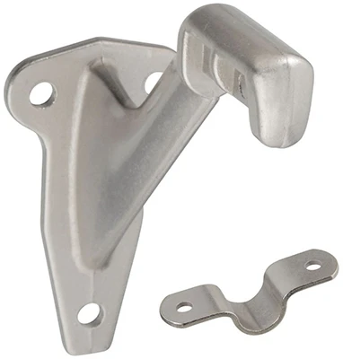 2-Pc. Handrail Bracket, Satin Nickel