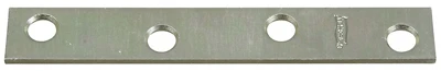Mending Plate, Zinc, 4 x 5/8 In.