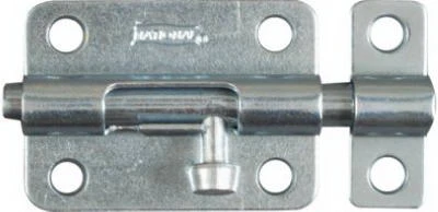 Door Barrel Bolt, Zinc, 3 In.